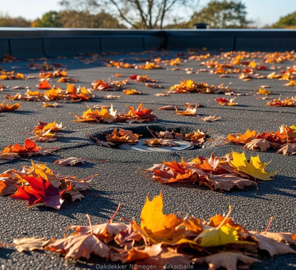 Dakschade In Herfst Nijmegen